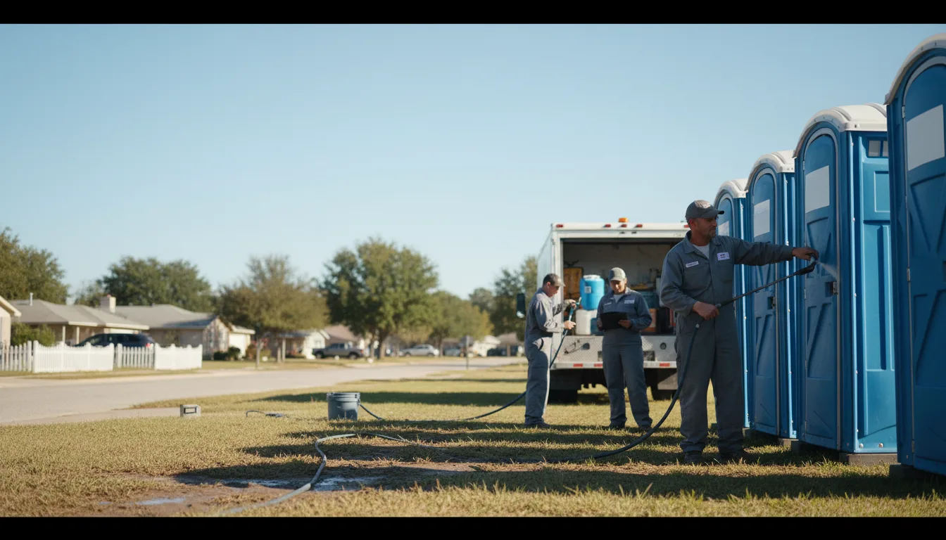Long-Term Portable Toilet Rental in Wisner, LA near me
